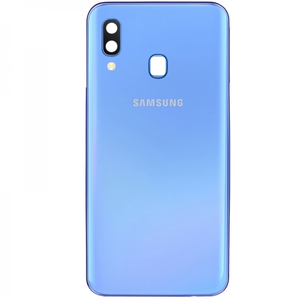 Coque arrière Galaxy A40 bleue, pièce détachée Samsung GH82-19406C