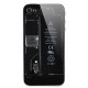  iPhone 4 : Vitre arrière transparente et noire - pas cher