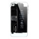  iPhone 4 : Vitre arrière transparente et blanche - pas cher
