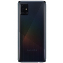 Cache arrière Galaxy A51 noir, pièce détachée Samsung GH82-21653B