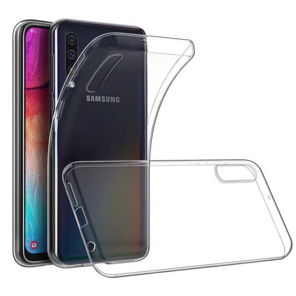 Vente coque Galaxy A70 transparente, protection en TPU silicone 
