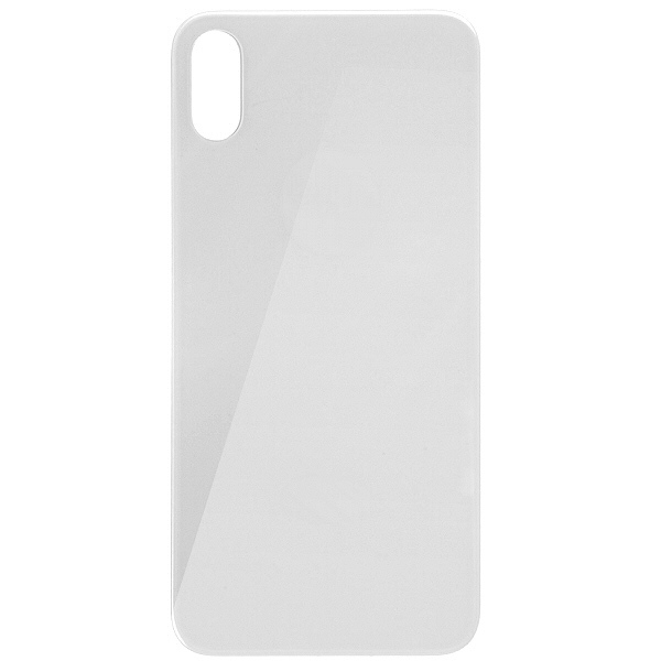 Vitre arrière iPhone XS blanche, pièce de rechange de vitre cassée