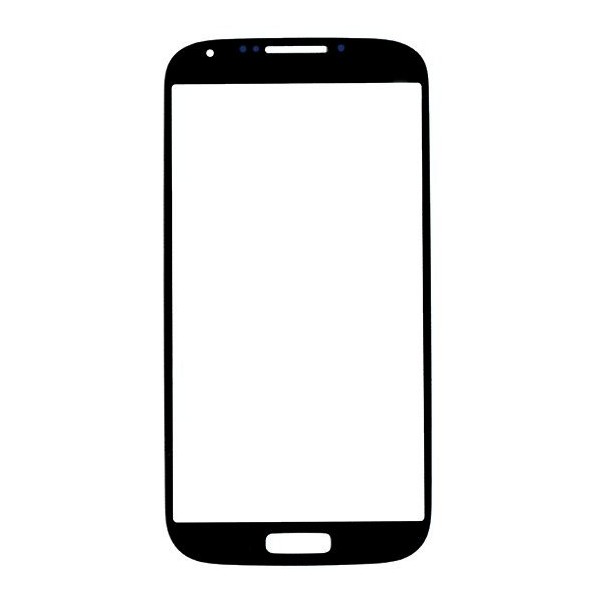  Samsung Galaxy S4 : Vitre seule noire sans logo 