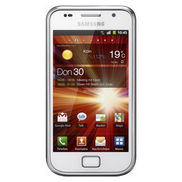  Ecran complet blanc Vitre Tactile LCD Galaxy S Plus GT-I9001 