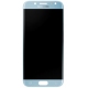 Galaxy J7 2017 (SM-J730F) : Ecran Bleu argent + vitre tactile. Officiel Samsung