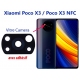 Lentille appareil photo arrière Poco X3 / Poco X3 NFC