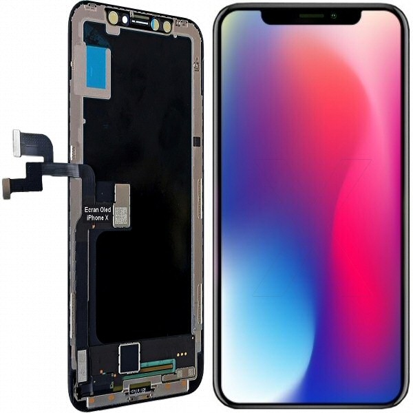 Ecran iPhone X Complet + OLED RETINA SUR CHASSIS + OUTILS
