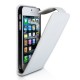 iPhone 5C : housse rabat blanc - accessoire