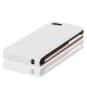 iPhone 5C : boitier rabat blanc - accessoire
