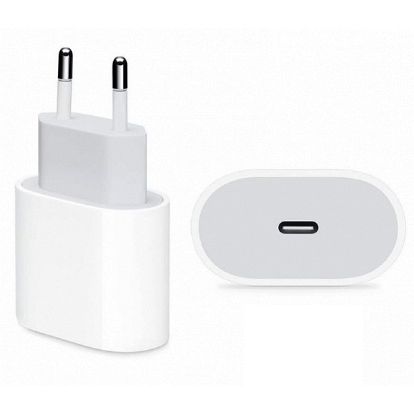 Chargeur secteur USB-C 20 W. Qualité d'origine pour iPhone