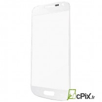 Samsung Galaxy S4 Mini GT-i9195 : Vitre blanche sans logo
