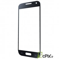 Samsung Galaxy S4 Mini GT-i9195 : Vitre noire sans logo