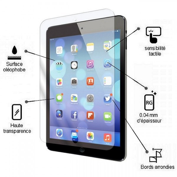 Verre trempé iPad Air, iPad Pro 9,7" contre la casse de la vitre