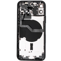 Châssis complet Noir + vitre arrière iPhone 12