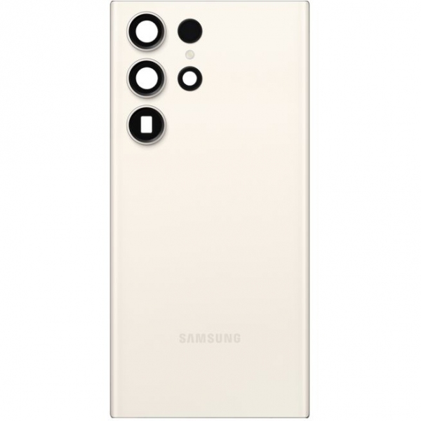 Vitre arrière Galaxy S23 Ultra Blanc crème