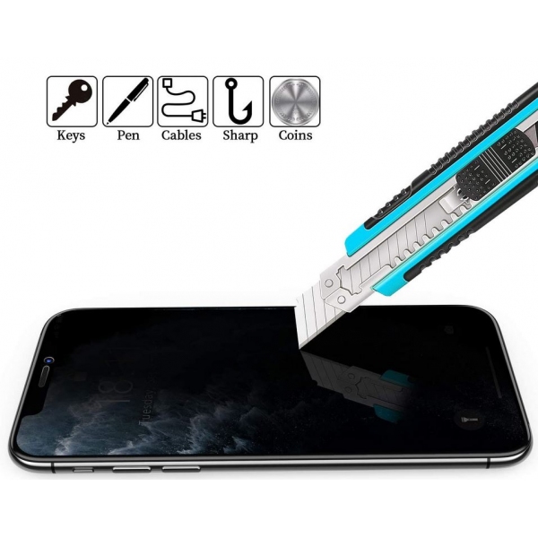 Verre Trempe Anti-Espion Incassable pour iPhone 15 Pro - Kamalion