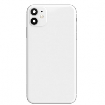 Châssis complet Blanc + vitre arrière iPhone 11