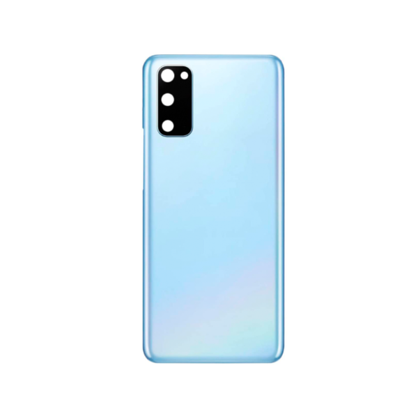 Vitre arrière Galaxy S20 Bleue