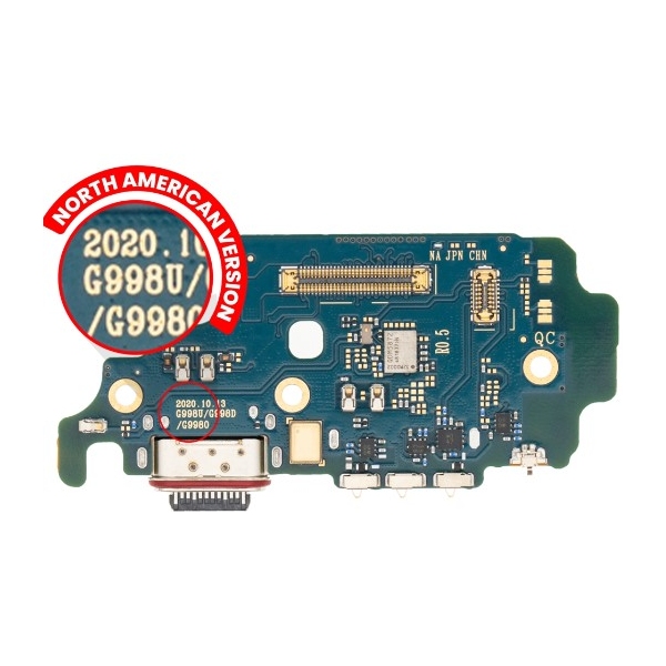 Galaxy S21 Ultra 5G (G998U, G998U1) : Connecteur de charge + micro + lecteur sim