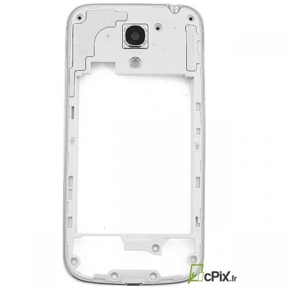 Galaxy S4 Mini GT-i9195 : assemblage contour argent arrière