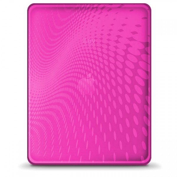 Etui protection gel rose iPad 1