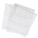 100 Sachets refermables 100x100mm Transparents