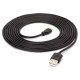 Vente de câble Micro USB de 3 Mètres de long, noir