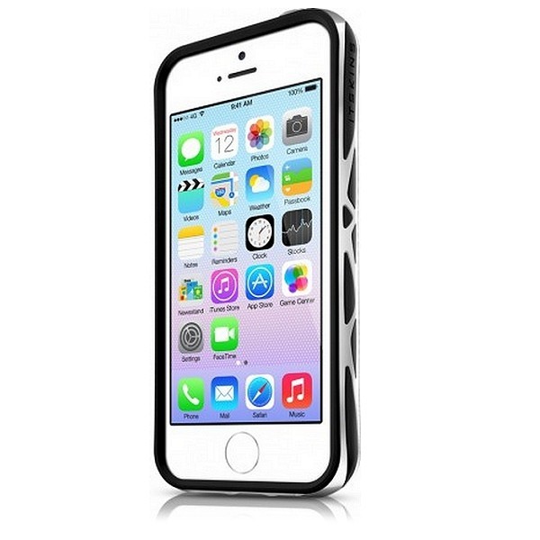  IPhone 5 / 5S / SE : Bumper à double protection noir et gris