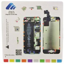  iPhone 5C : Tapis gabarit magnétique pour démontage des vis 