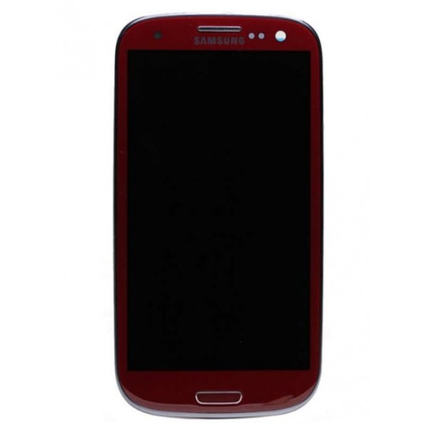  Samsung Galaxy S3 i9300 : Ecran complet Rouge