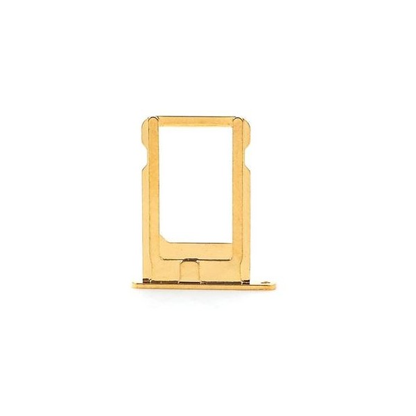  iPhone 5s : Tiroir sim nano or (Gold) - pièce détachée 