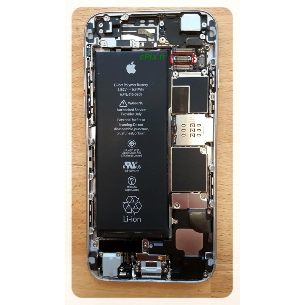 Réparation Micro Soudure Connecteur FPC Batterie iPhone 6s plus