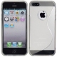 iPhone 5 / 5S / SE : Etui gel gris transparent
