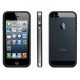  iPhone 5 / 5S / SE : Bumper coloré et transparent noir