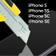 Verre trempe protection iPhone 5 5S 5C SE