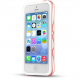 IPhone 5C : Bumper ITSKINS à double protection Blanc / Rose AVANT