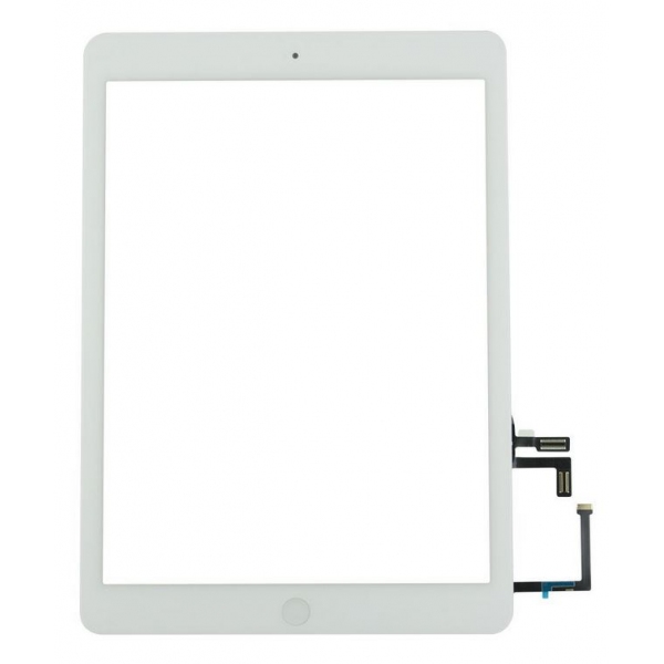 Vitre tactile complète blanche pour iPad Air - Pièce détachée cPix.fr