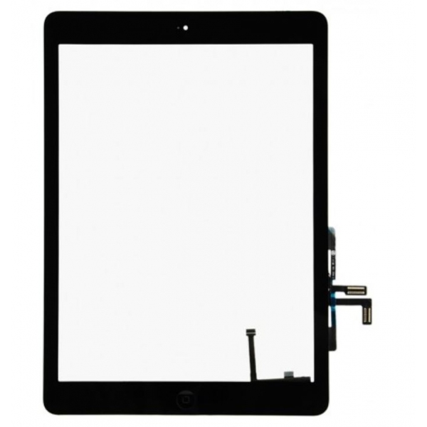 Complet Vitre tactile noire iPad Air - pièce détachée 