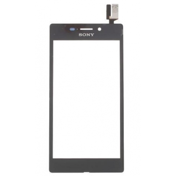 Sony Xperia M2 Aqua D2403 D2406 : Vitre Tactile Noire