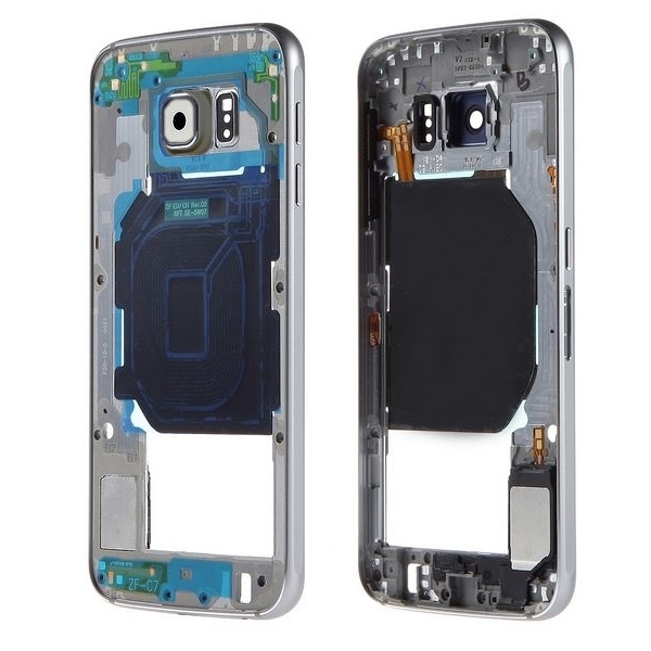 Samsung Galaxy S6 SM-G920F : Châssis central Blanc Officiel