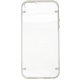  IPHONE 5 / 5S / SE : Coque bumper transparente et blanc semi rigide - dos