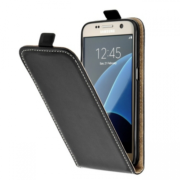 Galaxy S3 et S3 4G : Housse de protection simili cuir Noir à clapet