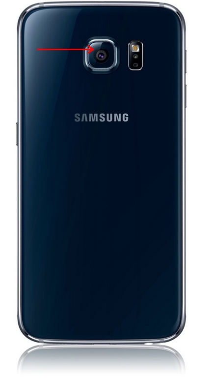 Lentille arrière une vitre cassée ou rayée Galaxy S6 SM-G920F. 