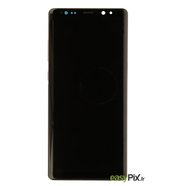 Ecran complet Samsung Galaxy Note8 (SM-N950F) : Modèle Or + vitre tactile. Officiel Samsung