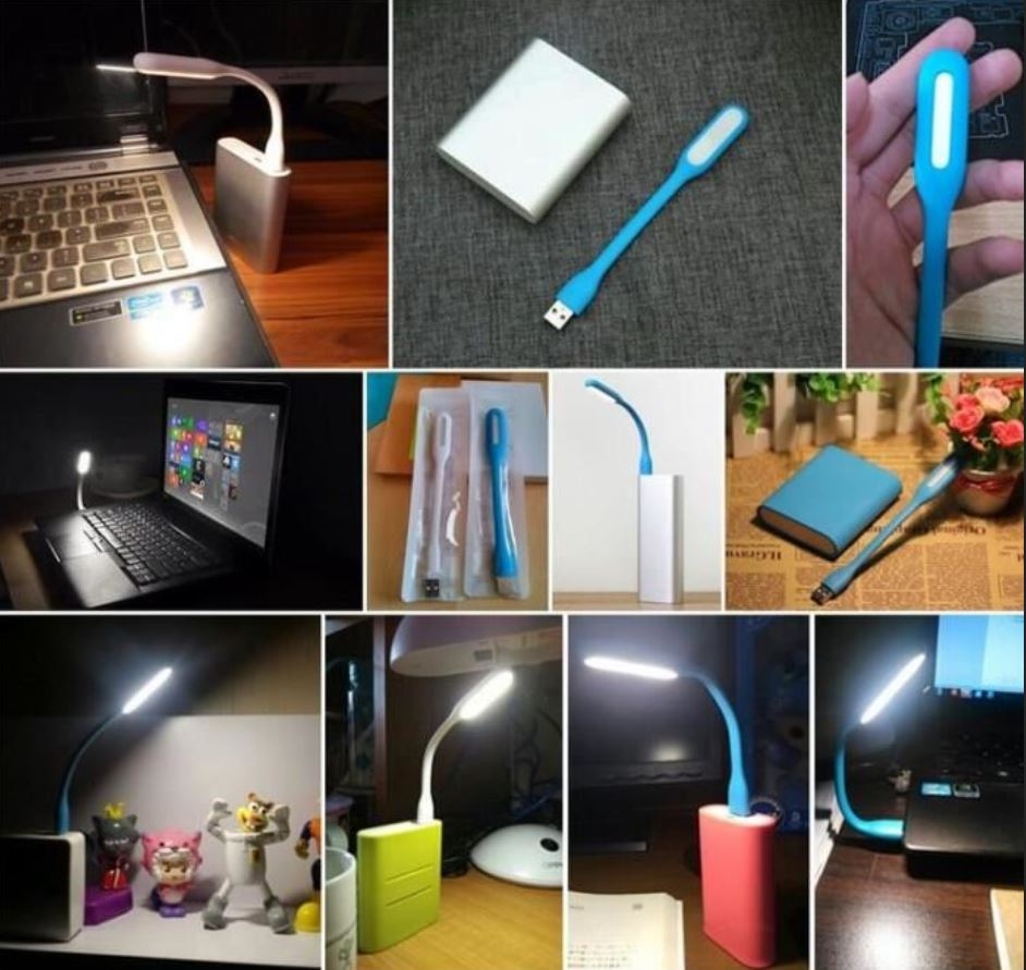 NoyoKere Lampe à LED USB LED 10 LED Variété Flexible de Couleurs pour Ordinateur Portable PC Ordinateur Matériel en métal 